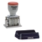 Trodat 4000-B Text &amp; Date Stamp (Non Self-Inking) with Blue/Red Stamp Pad.