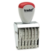 Trodat 1544 4-Band Number Stamp (Character size 5/32&quot;)