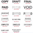 Stock Message Stamp